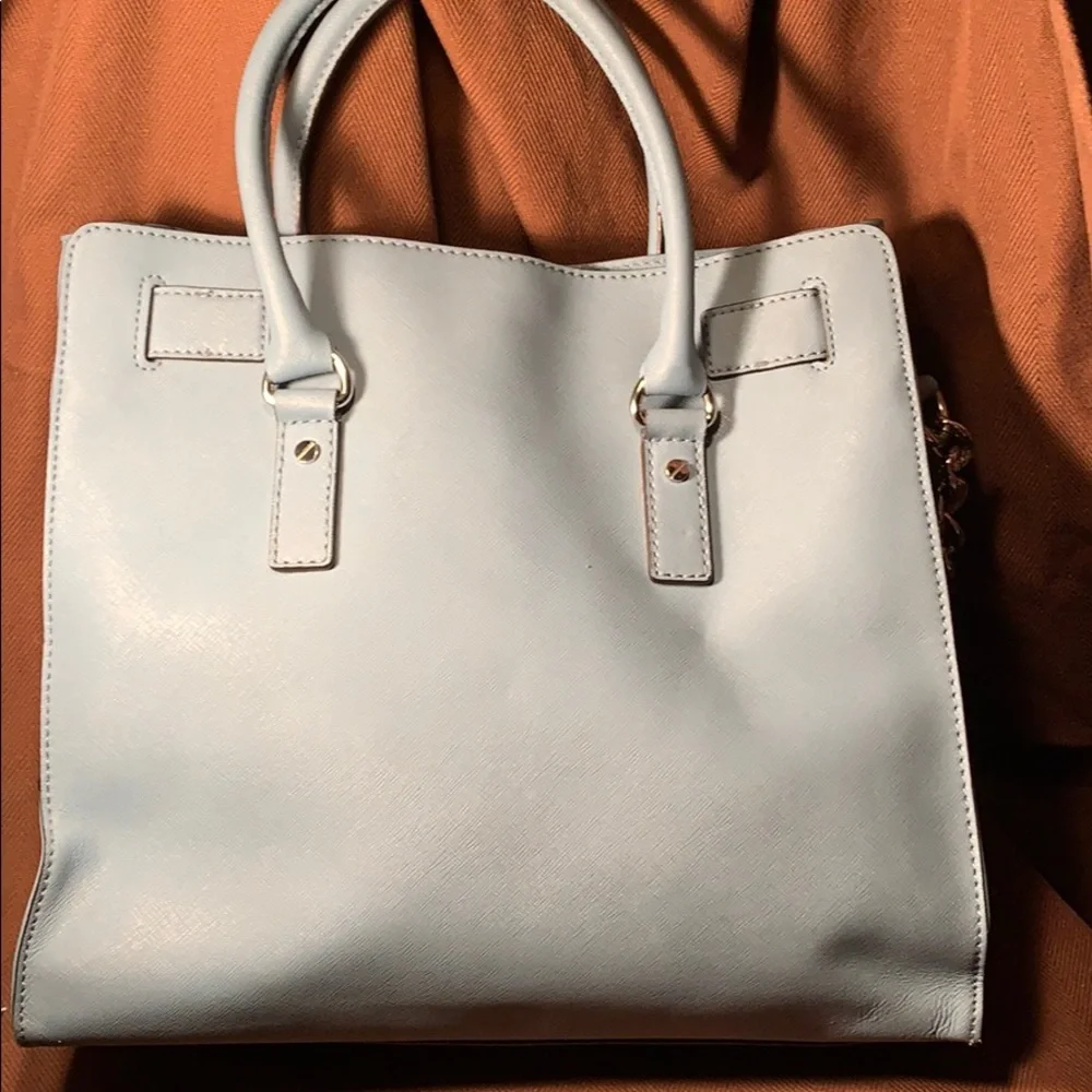 Michael Kors Hamilton Lock/key 18K tote/bag EC!